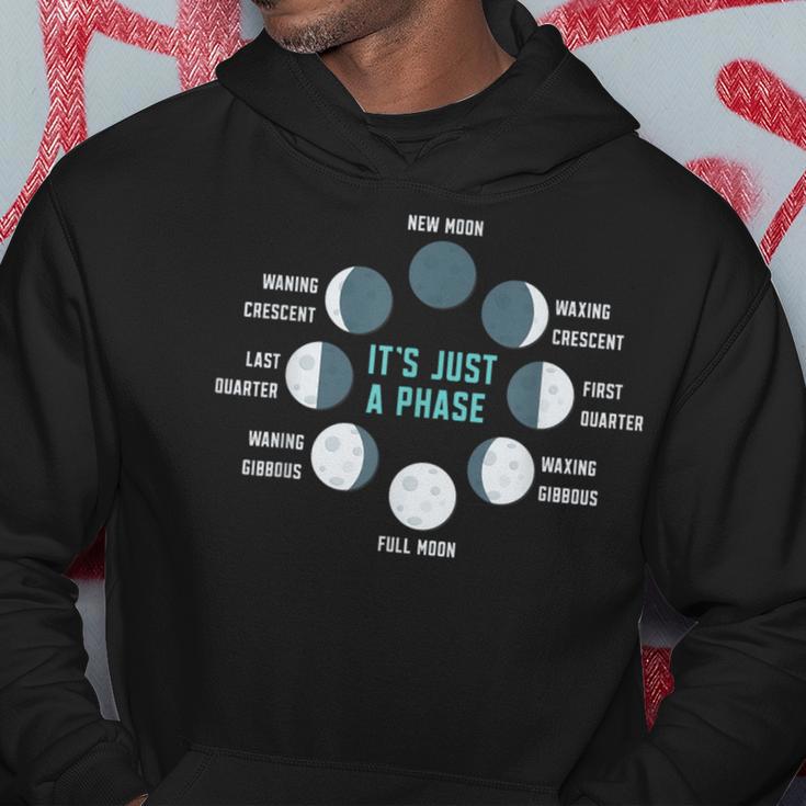 It's Just A Phase Lunar Eclipse Astronomy Moon Phase Hoodie Unique Gifts