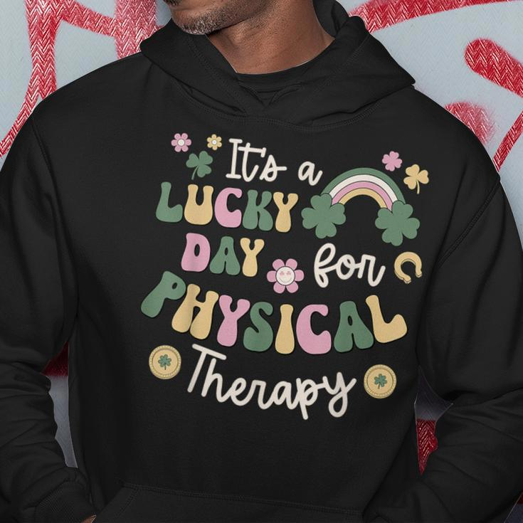 It's A Lucky Day For Physical Therapy St Patrick's Day Pt Hoodie Funny Gifts