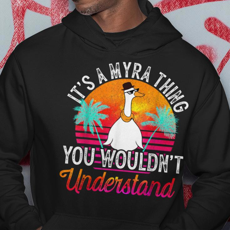 It's A Myra Thing You Wouldn't Understand Myra Name Hoodie Funny Gifts