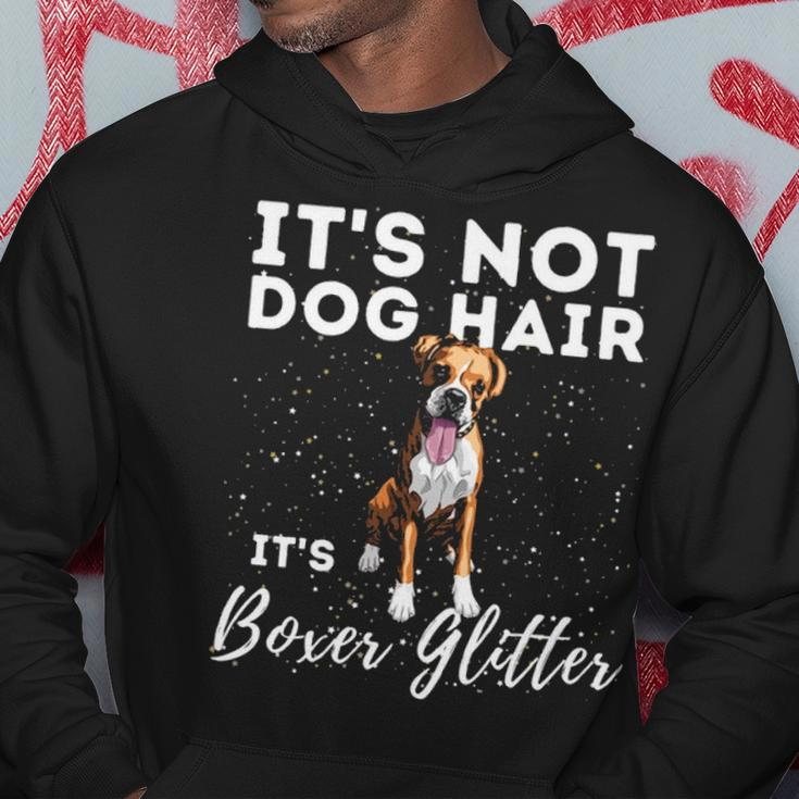 It's Not Dog Hair It's Boxer Glitter German Boxer Dog Owner Hoodie Unique Gifts