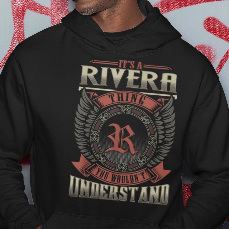 It's A Rivera Thing You Wouldn't Understand Family Name Hoodie Funny Gifts