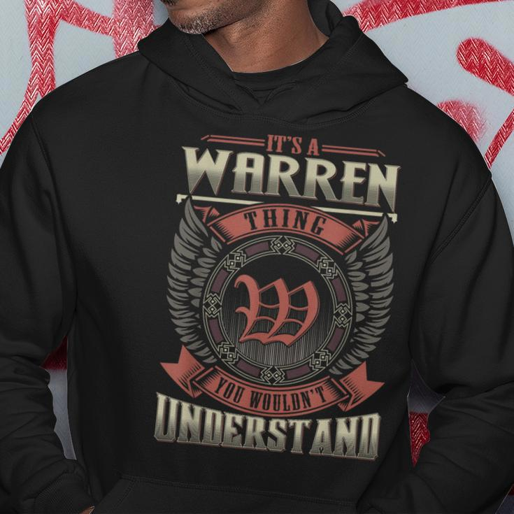 It's A Warren Thing You Wouldn't Understand Family Name Hoodie Funny Gifts