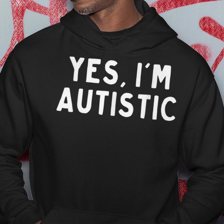 Ja Ich Bin Autitisch Hoodie Lustige Geschenke