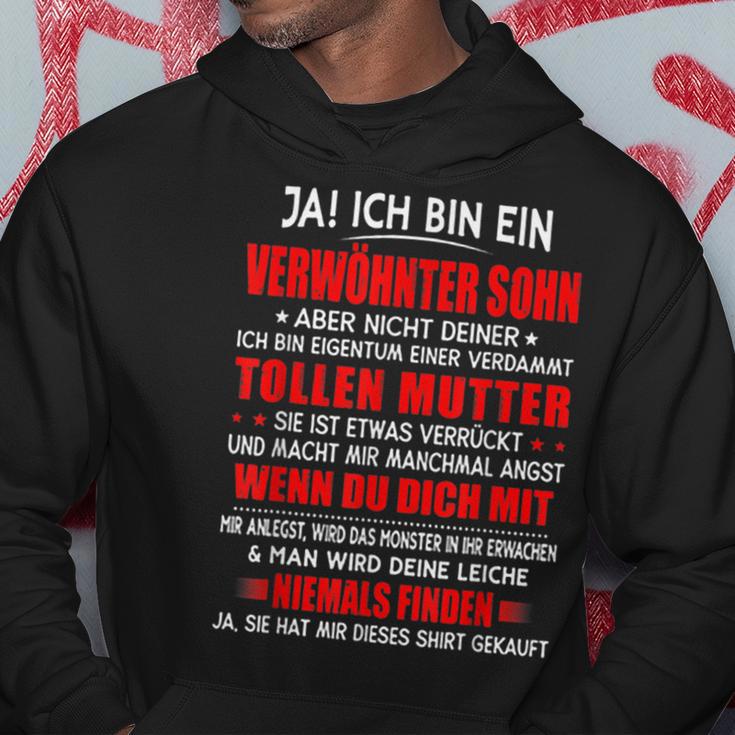 Ja Ich Bin Einerwöhnter Sohn Kapuzenpullover Lustige Geschenke