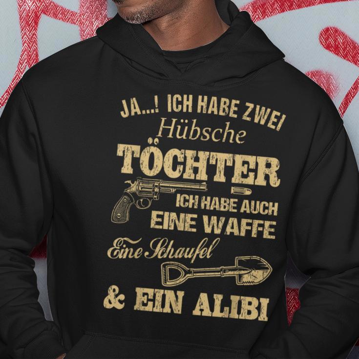 Ja Ich Habe Zwei Habe Also Eine Weffe Ja I Habe Two Habe Töchter Ich Habe Hoodie Lustige Geschenke