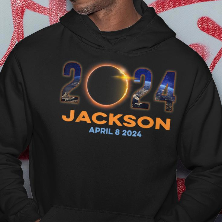 Jackson Total Solar Eclipse 2024 Hoodie Funny Gifts