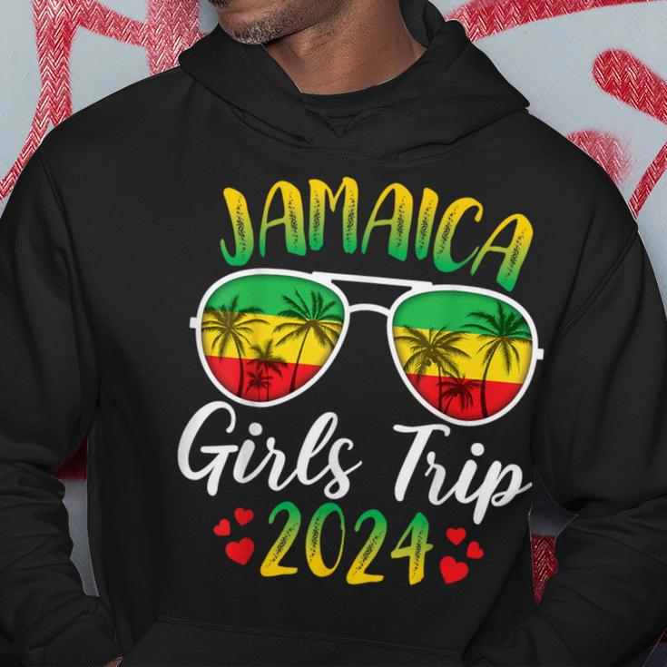 Jamaica Girls Trip 2024 Family Matching Summer Vacation Hoodie Funny Gifts