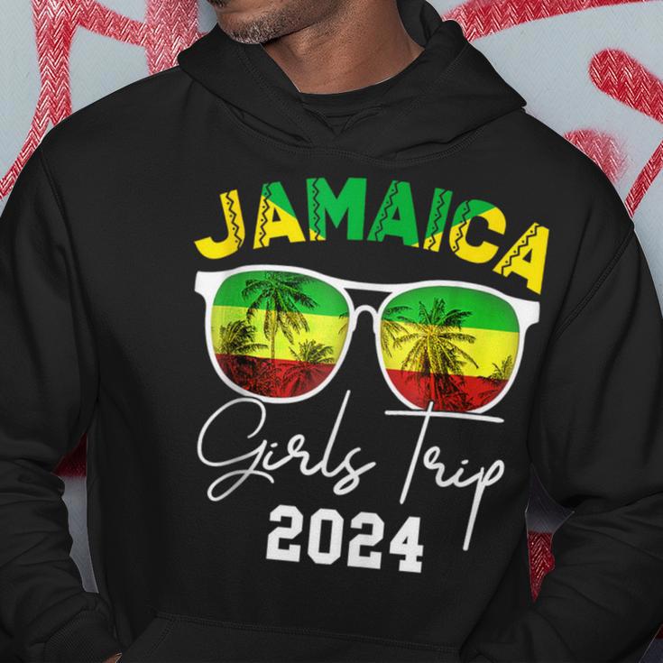 Jamaica Girls Trip 2024 Summer Vacation Jamaican Flag Hoodie Unique Gifts