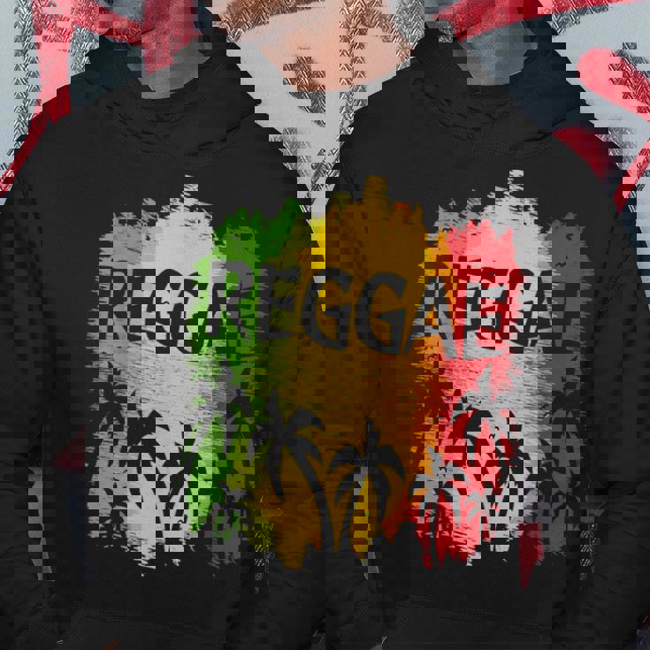 Jamaica Reggae Reggea Rastafari Palmeras León Jamaicano Sudadera ...