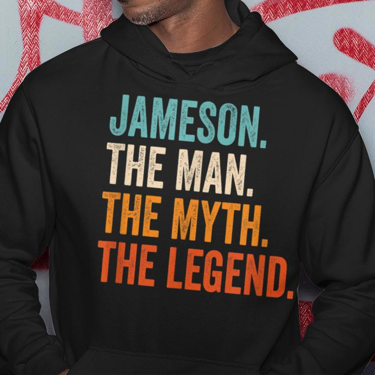 Jameson The Man The Myth The Legend First Name Jameson Hoodie Funny Gifts