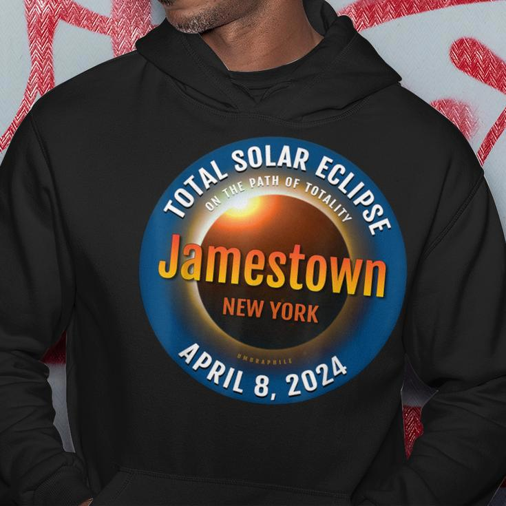 Jamestown New York Ny Total Solar Eclipse 2024 3 Hoodie Unique Gifts