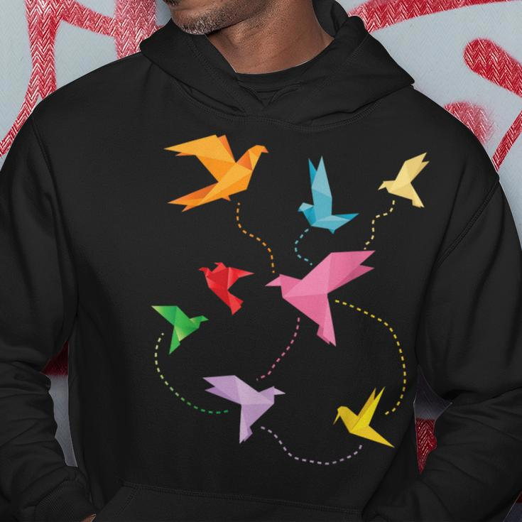 Japanese Origami Paper Folding Artist Crane Origami Hoodie Unique Gifts