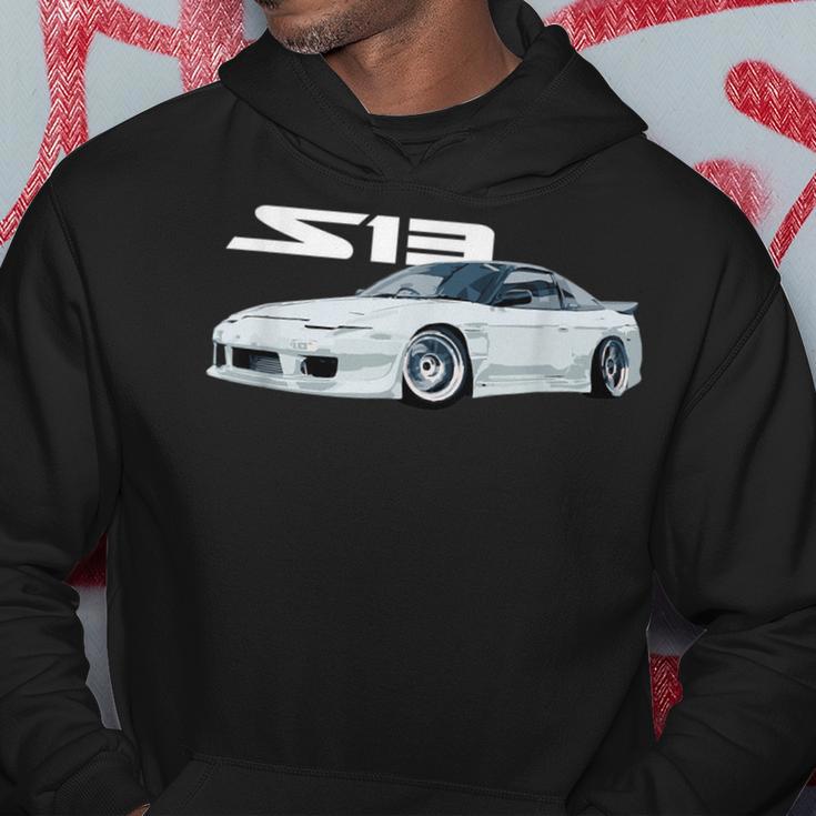 Jdm Car S13 240 Super White Drift Machine Hoodie Unique Gifts