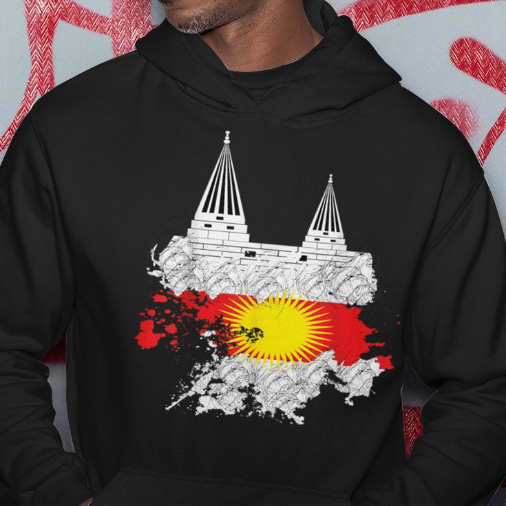 Jezidian Flag Yazidi Jesiden Melek Taus Lalish Ezidxan Hoodie Lustige Geschenke