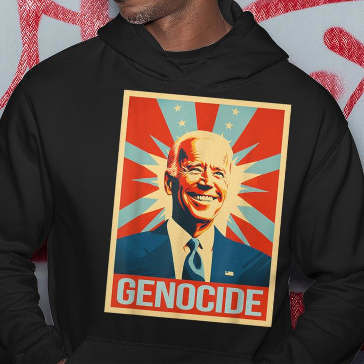 Joe Biden Genocide Anti Biden Conservative Political Hoodie Unique Gifts