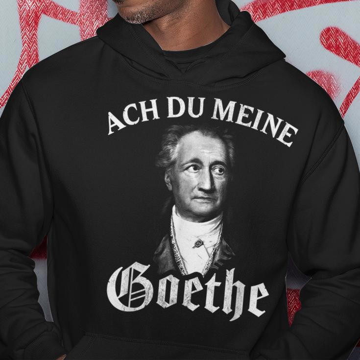 Johann Wolfang Von Goethe Meme Ach Du Meine Goethe Black S Hoodie Lustige Geschenke