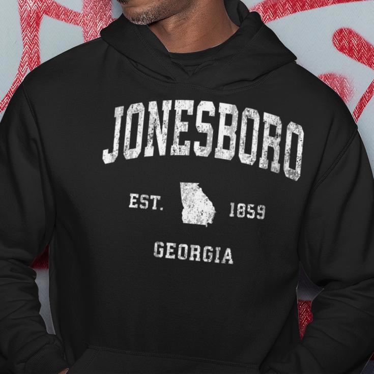 Jonesboro Georgia Ga Vintage Athletic Sports Hoodie Unique Gifts