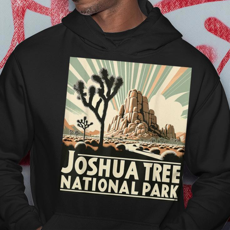 Joshua Tree National Park Vintage Hiking Camping Outdoor Hoodie Unique Gifts