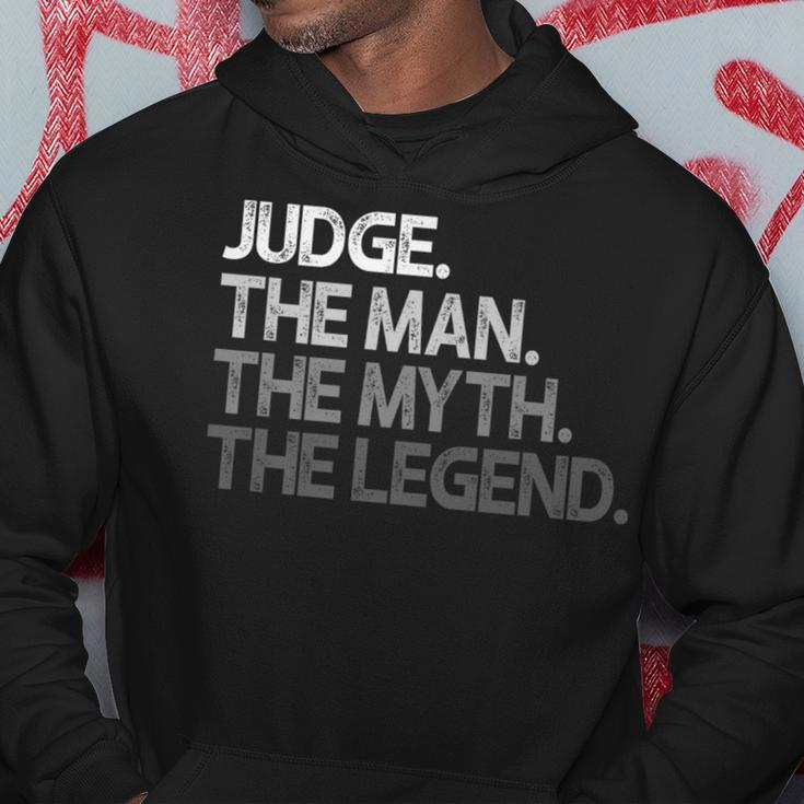 Judge The Man Myth Legend Hoodie Unique Gifts