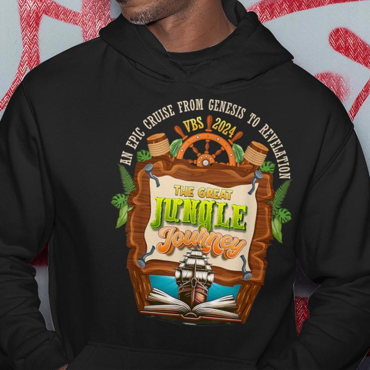 Jungle Journey Vbs 2024 Vacation Bible School Summer Camp Hoodie Funny Gifts