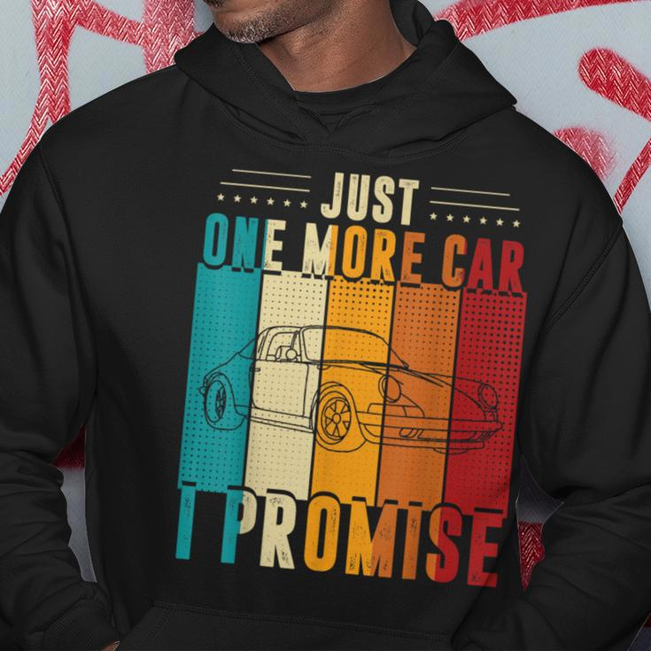 Just One More Car I Promise Car Enthusiast Retro Vintage Hoodie Personalized Gifts