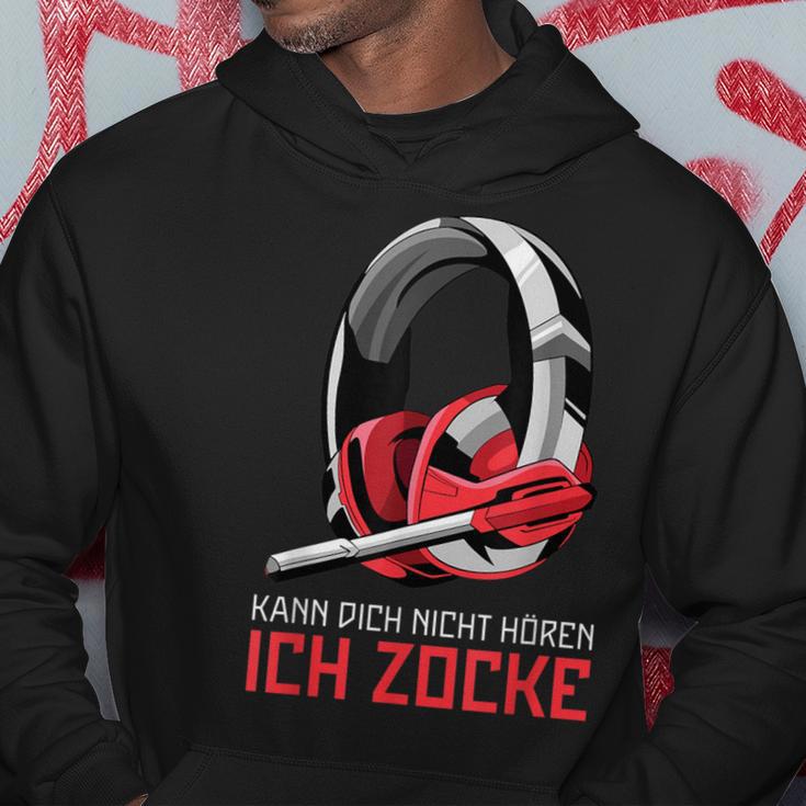 Kann Dich Nicht Hören Ich Zocke Gamer Headset Gamer Kapuzenpullover Lustige Geschenke