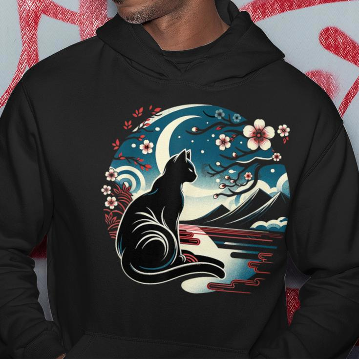 Kawaii Cat Anime Japanese Retro Cat Hoodie Unique Gifts