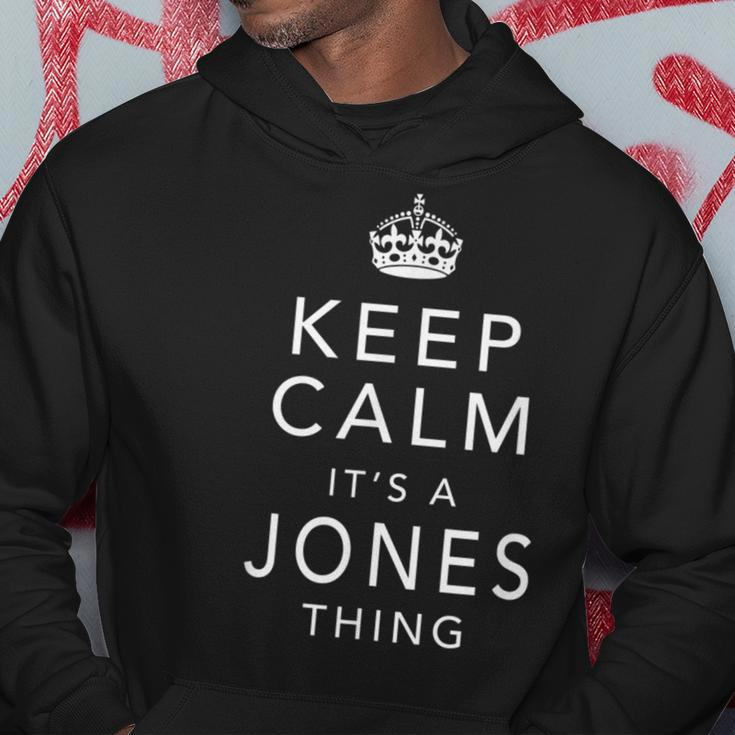 Keep Calm It's A Jones Thing Family Name Hoodie Funny Gifts