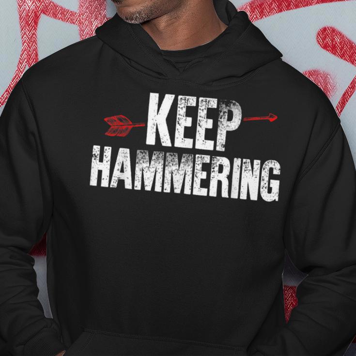 Keep Hammering Bow Arrow Sport Hunter Hoodie Unique Gifts