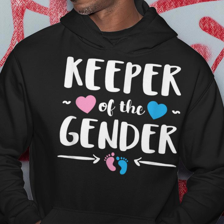 Keeper Of Gender Reveal Gender Reveal Announcement Hoodie Unique Gifts