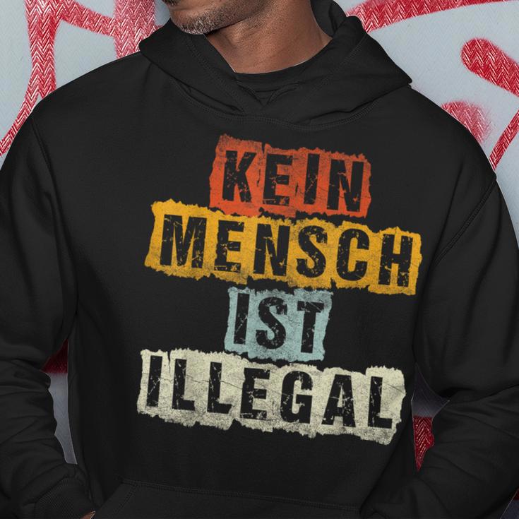 Kein Mensch Ist Illegal Anti Rassismus Hoodie Lustige Geschenke