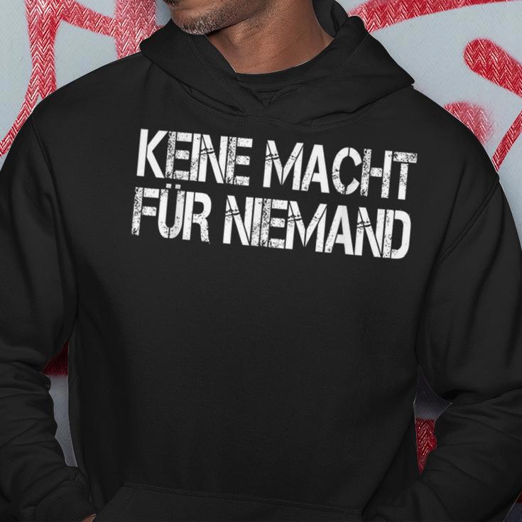 Keine Macht Für Niemand Politik Democracy Bullbling An Anti Kapuzenpullover Lustige Geschenke