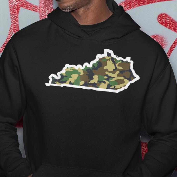 Kentucky Home Hunting Camo Map Hoodie Unique Gifts