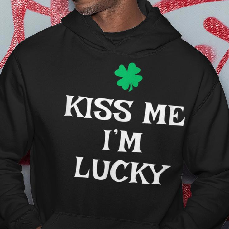Kiss Me I'm Lucky St Patrick's Day Irish Luck Hoodie Personalized Gifts