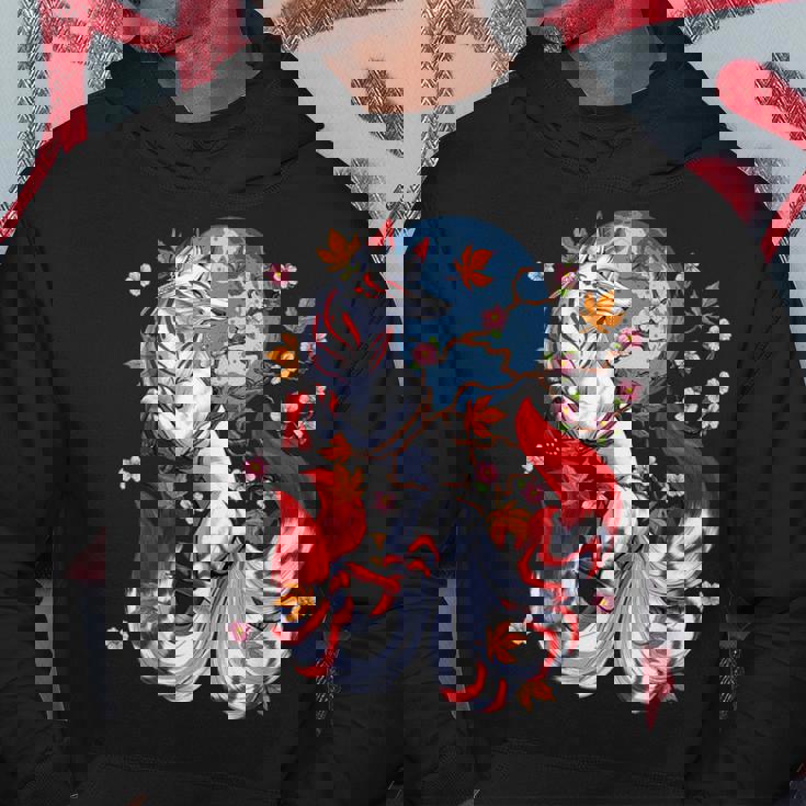 Pull Huntrix Demon Hunter Kitsune Spirit Art Renard Japonais Rétro Sweat à Capuche Pull Fairy Tail