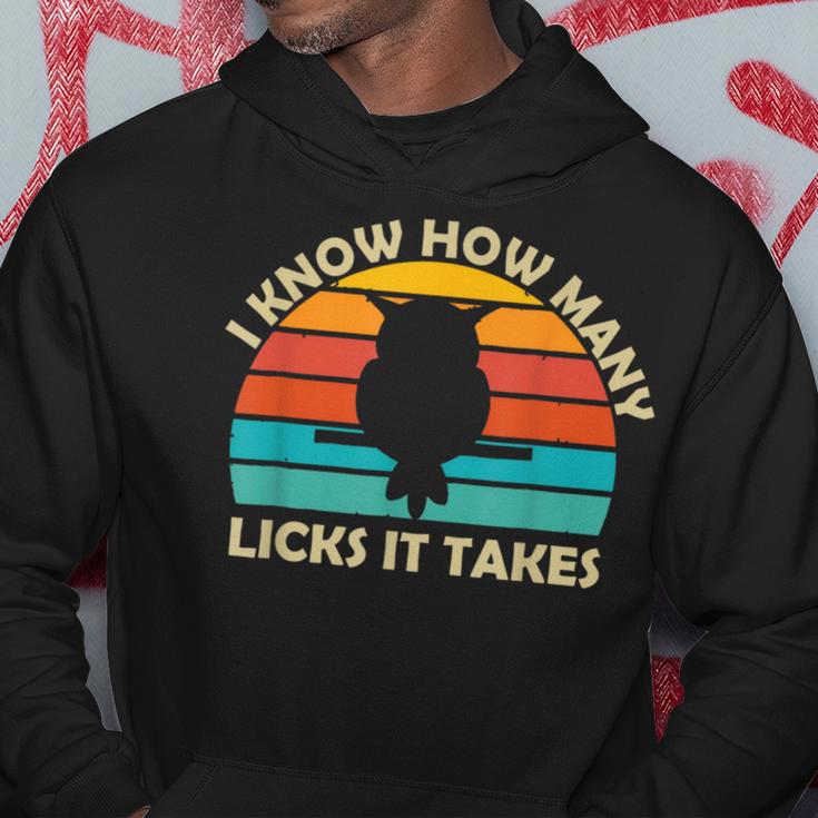 I Know How Many Licks It Takes Candy Lover Lollipop Hoodie Unique Gifts