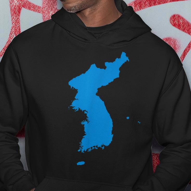 Korean Reunification Peninsula Map Hoodie Unique Gifts