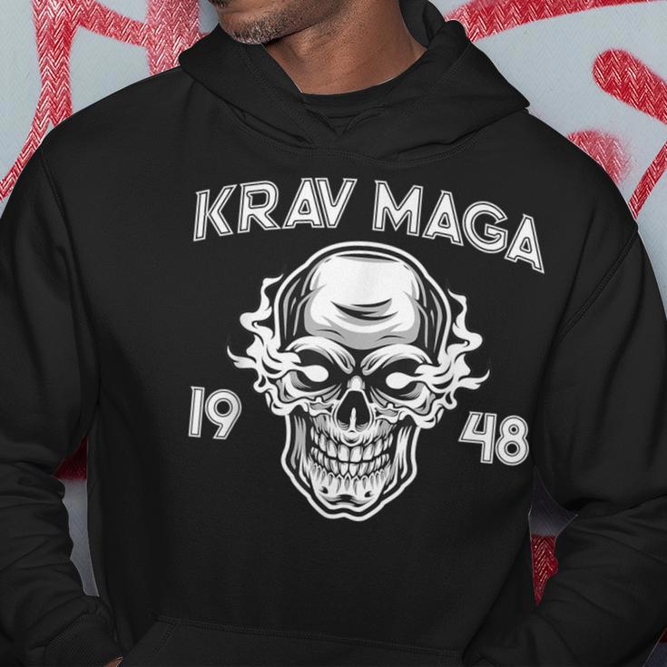 Krav Maga Gear Israeli Combat Training Self Defense Skull Hoodie Unique Gifts