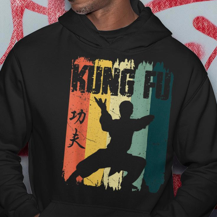 Kung Fu Retro Vintage Sunset Chinese Martial Arts Hoodie Lustige Geschenke