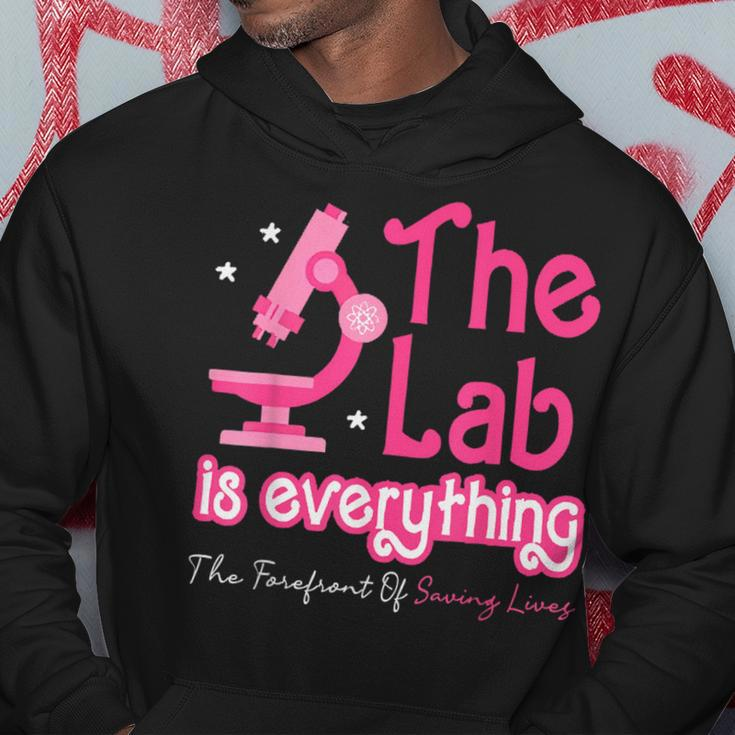 The Lab Is Everything Lab Week 2024 Medical Lab Science Hoodie Unique Gifts