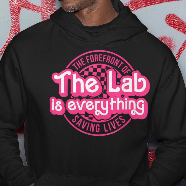 The Lab Is Everything Lab Week 2024 Phlebotomy Week Med Tech Hoodie Unique Gifts