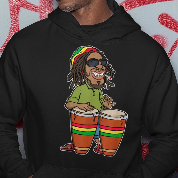 Lässig Reggae Music Rasta Rastafari Reggaeton Jamaica Fan Hoodie Lustige Geschenke