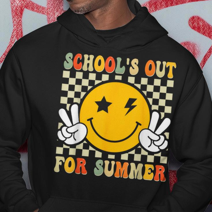 Last Day Of School Retro Schools Out For Summer Teachers Hoodie Funny Gifts