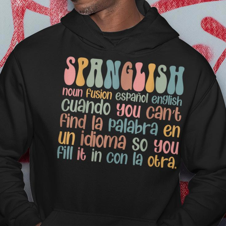 Latin Spanish English Spanglish Noun Definition Hispanic Hoodie Funny Gifts