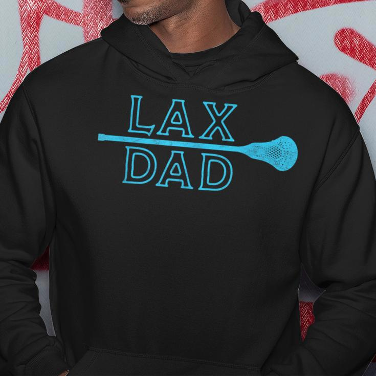 Lax Dad Lacrosse Stick Retro Fan Hoodie Unique Gifts
