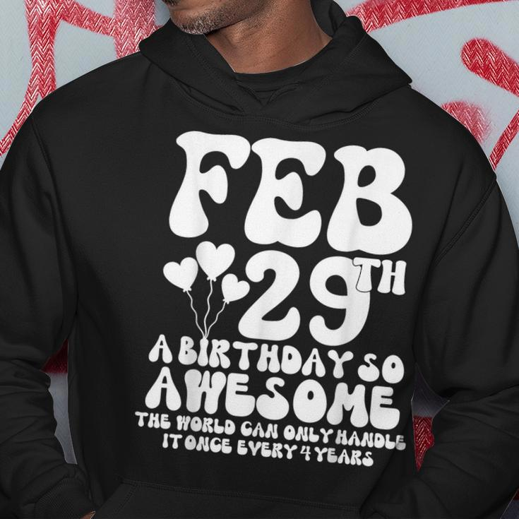 Leap Years Birthday 2024 Quote February 29Th Leap Day Hoodie Unique Gifts