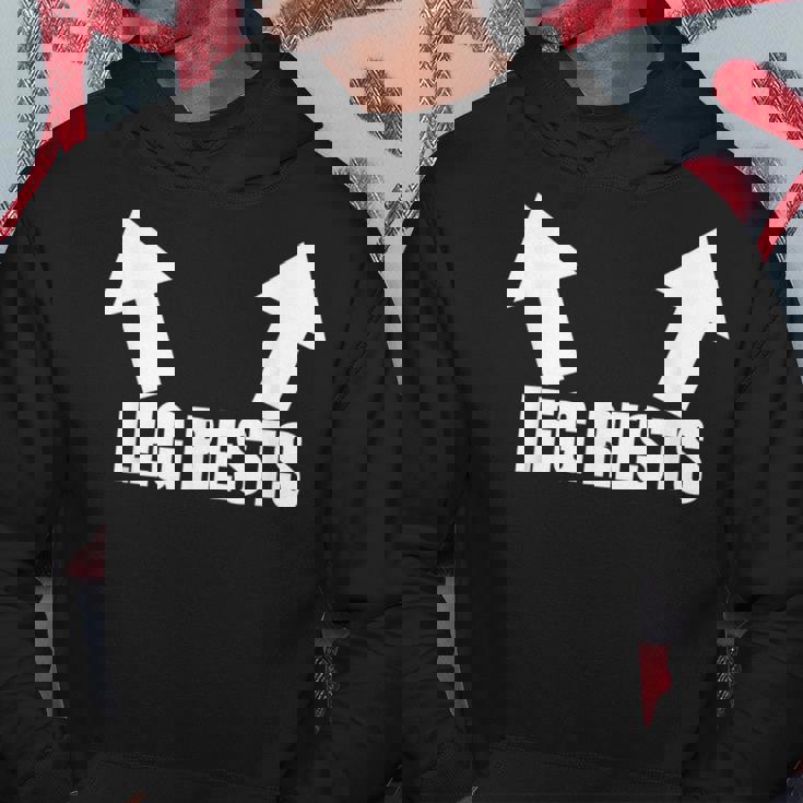 Leg Rests Adult Inappropriate Humor Men's Leg Rests Hoodie Personalized Gifts