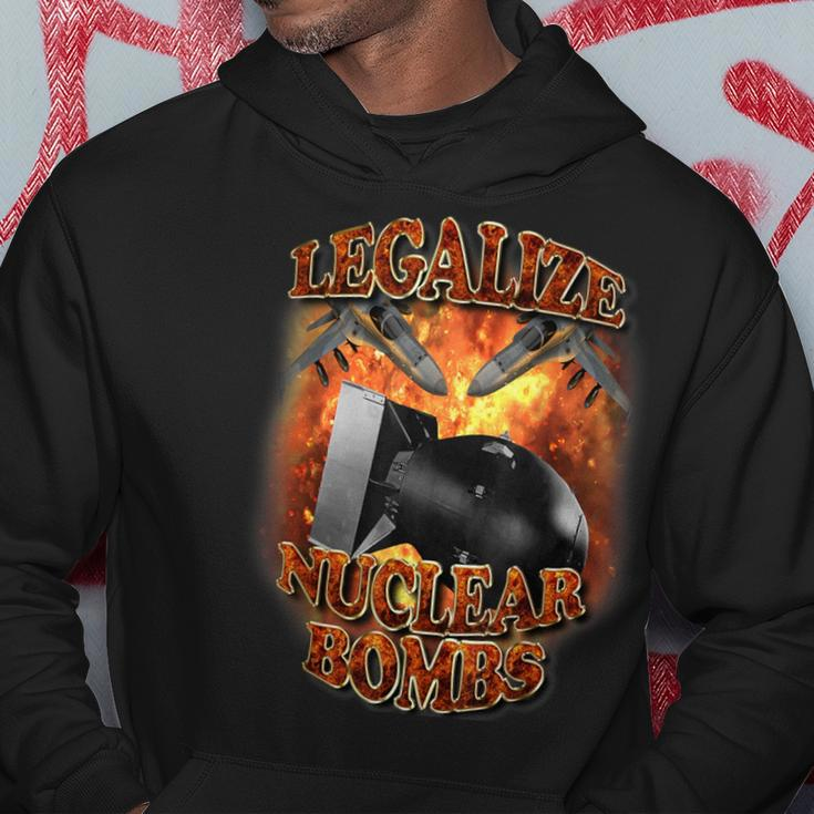 Legalize Nuclear Bombs Meme Vintage Vintage Rap Hoodie Unique Gifts