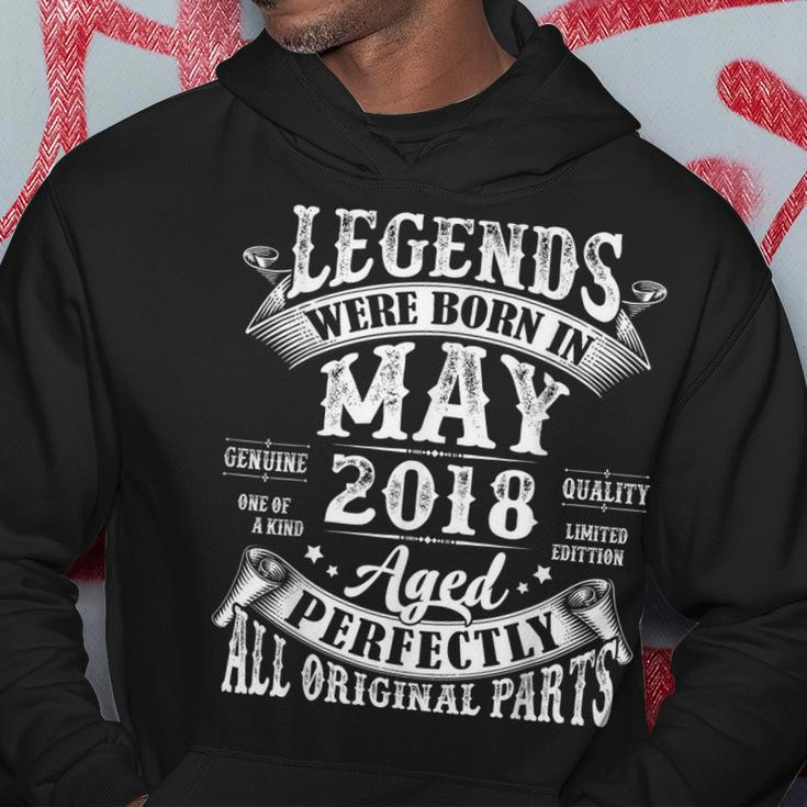 Legend Since May 2018 Vintage 6Th Birthday Boy Hoodie Unique Gifts