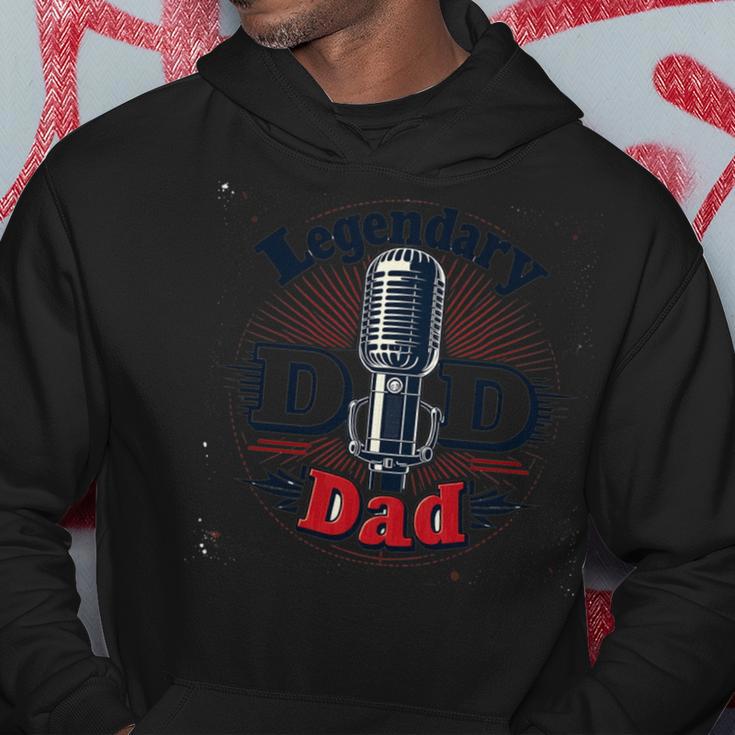 Legendary Dad Old Skool Mic Master & Vintage Vibes Hoodie Unique Gifts